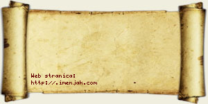 Hana Radmilović vizit kartica